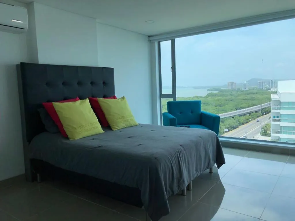 Seaway Apartamento Con Vista Al Mar Cartagena 0*,  Colombia